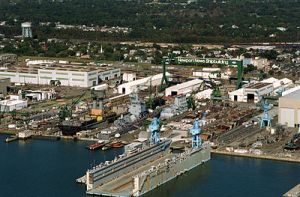 Newport News Shipyard in 1994